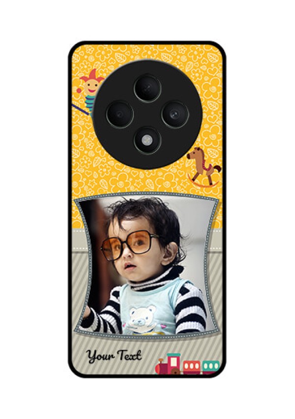 Oppo F27 5G Custom Glass Phone CaseBaby Picture Upload Design