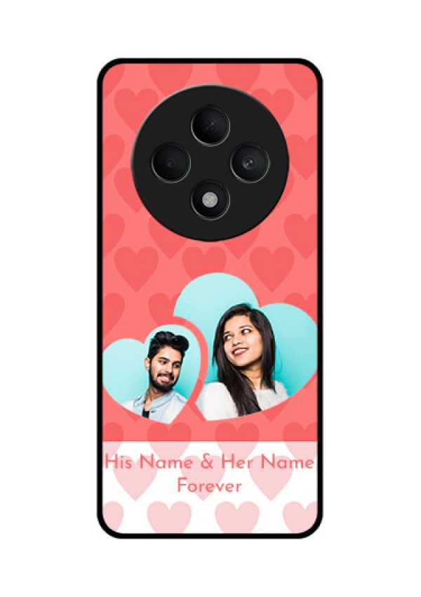 Oppo F27 5G Custom Glass Phone CaseCouple Pic Upload Design
