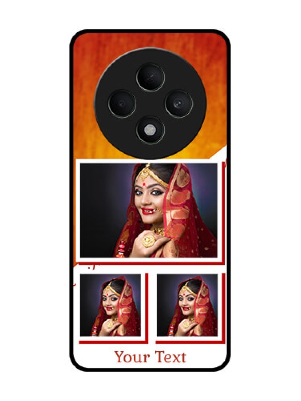 Custom Oppo F27 5G Custom Glass Phone CaseWedding Memories Design