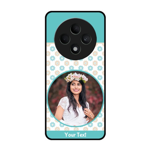 Oppo F27 5G Custom Glass Phone CaseBeautiful Flowers Design