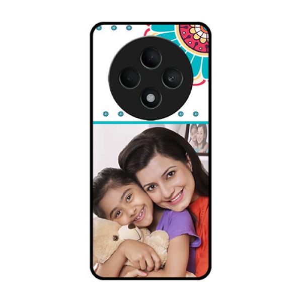 Oppo F27 5G Custom Glass Phone CaseFlower Design