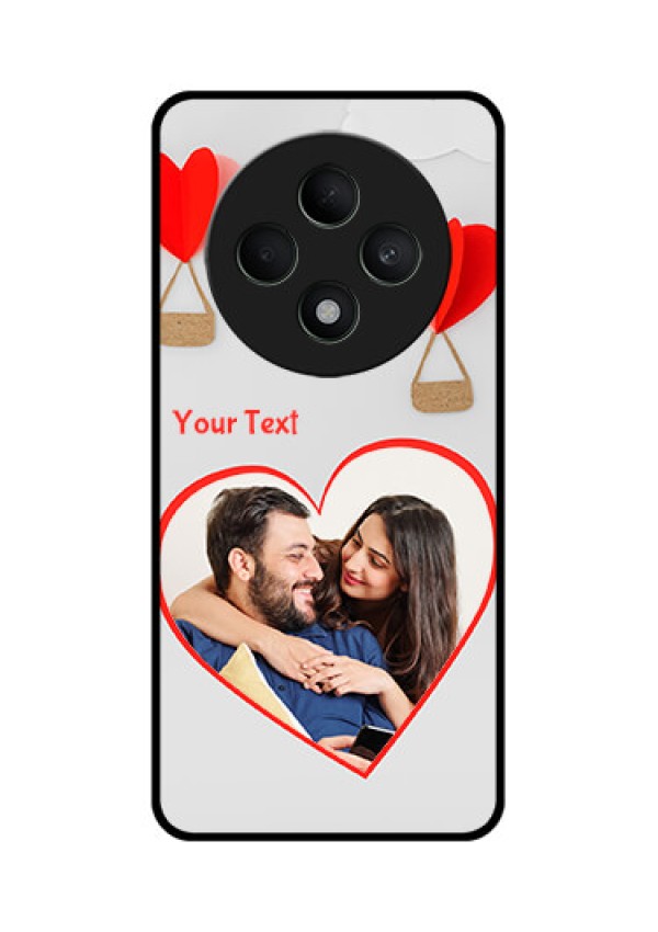 Oppo F27 5G Custom Glass Phone CaseParachute Love Design