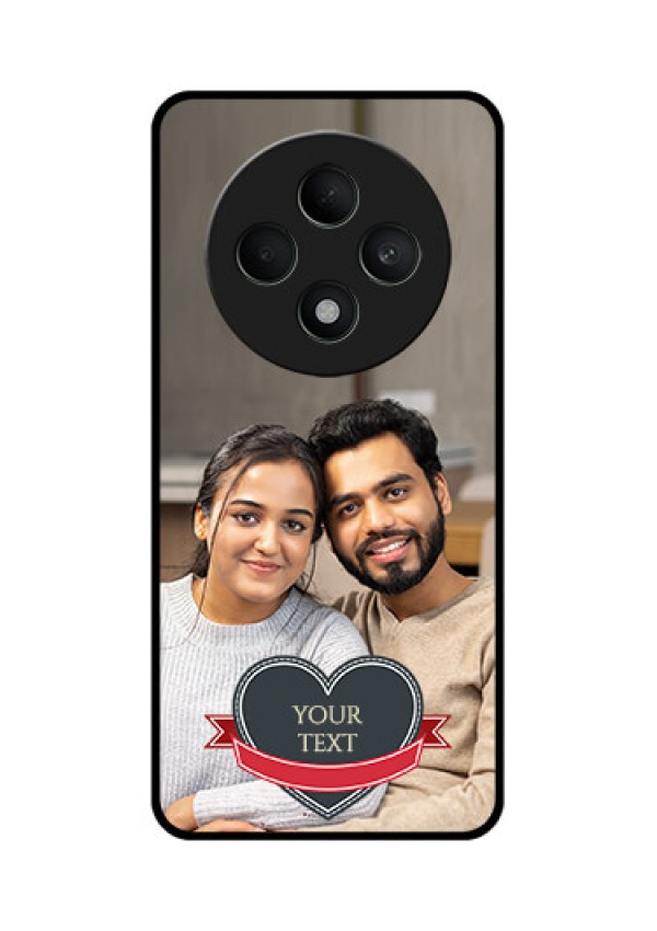 Oppo F27 5G Custom Glass Phone CaseJust Married Couple Design
