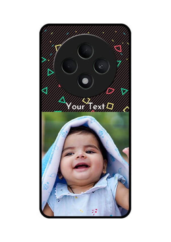 Oppo F27 5G Custom Glass Phone CaseWith Confetti Birthday Design
