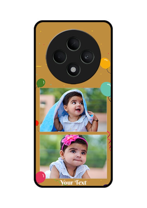 Oppo F27 5G Custom Glass Phone CaseImage Holder With Birthday Celebrations Design