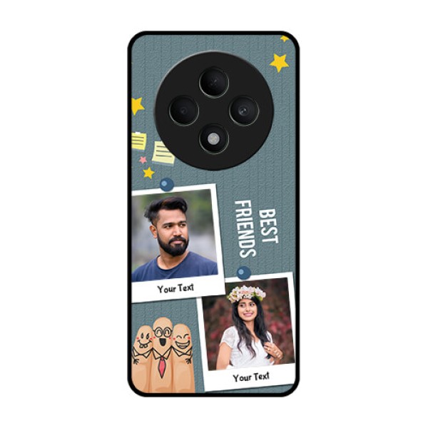 Oppo F27 5G Custom Glass Phone CaseSticky Frames And Friendship Design Oppo F27 5G Custom Glass Phone CaseSticky Frames And Friendship Design