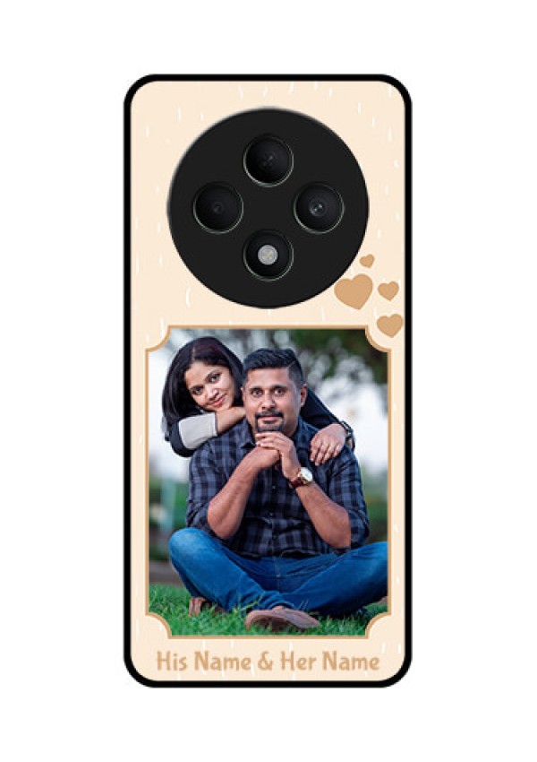Oppo F27 5G Custom Glass Phone CaseWith Confetti Love Design