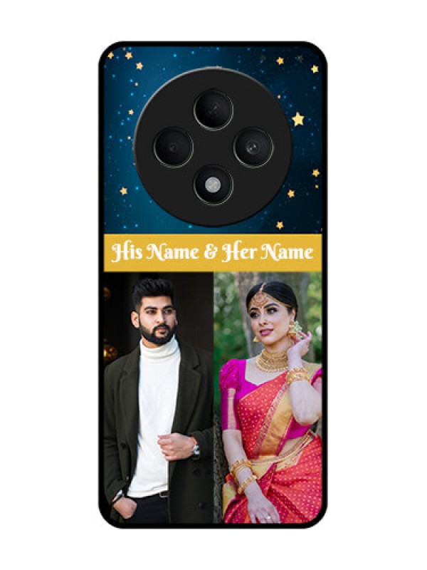 Custom Oppo F27 5G Custom Glass Phone CaseGalaxy Stars Backdrop Design