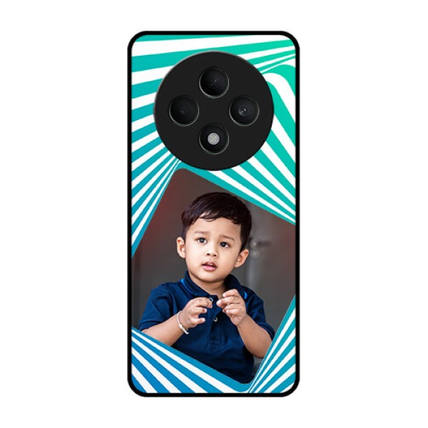 Oppo F27 5G Custom Glass Phone CaseAbstract Spiral Design