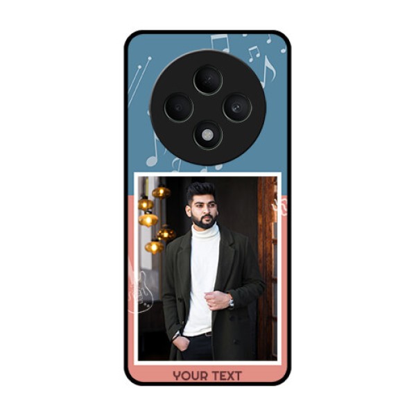 Oppo F27 5G Custom Glass Phone CaseWith Color Musical Note Design