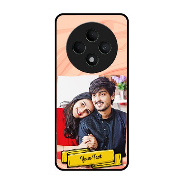 Oppo F27 5G Custom Glass Phone CaseMarble Texture Design