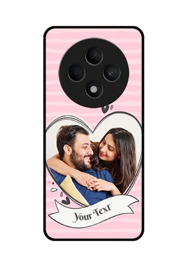 Oppo F27 5G Custom Glass Phone CaseVintage Heart Design