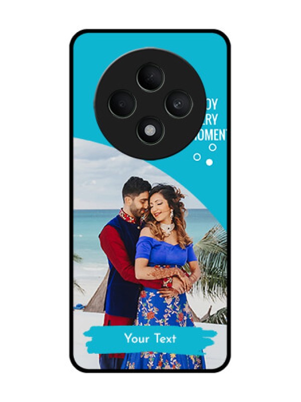 Custom Oppo F27 5G Custom Glass Phone CaseHappy Moment Design