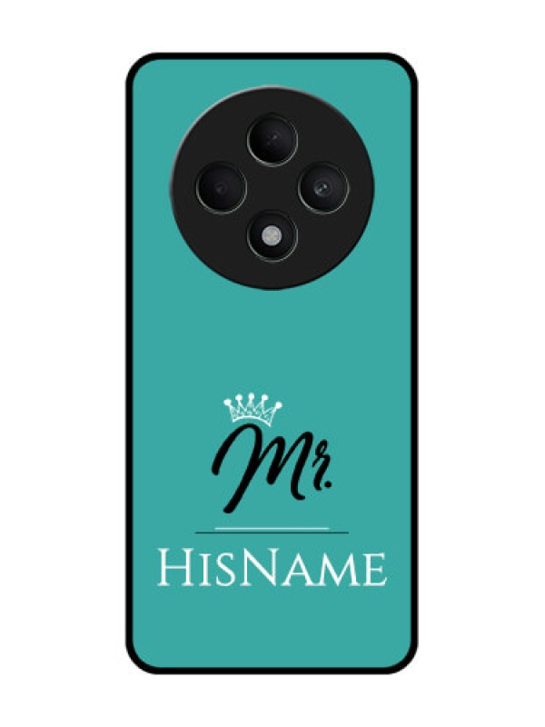 Custom Oppo F27 5G Custom Glass Phone CaseMr With Name Design
