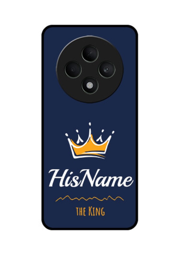 Oppo F27 5G Custom Glass Phone CaseKing With Name Design