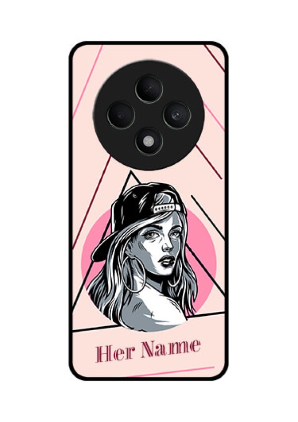 Oppo F27 5G Custom Glass Phone CaseRockstar Girl Design