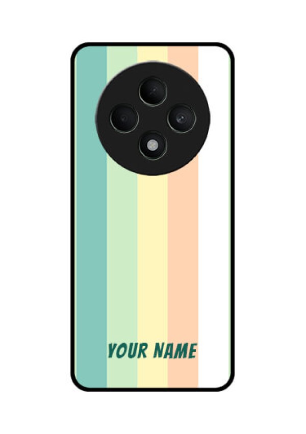 Oppo F27 5G Custom Glass Phone CaseMulti - Colour Stripes Design