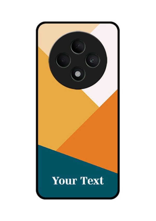 Oppo F27 5G Custom Glass Phone CaseStacked Multi - Colour Design