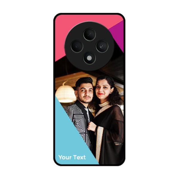 Oppo F27 5G Custom Glass Phone CaseStacked Triple Colour Design