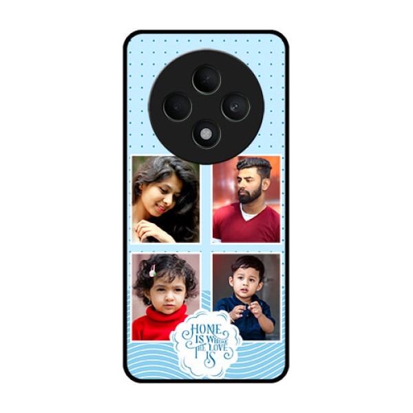 Oppo F27 5G Custom Glass Phone CaseCute Love Quote With 4 Pic Upload Design Oppo F27 5G Custom Glass Phone CaseCute Love Quote With 4 Pic Upload Design