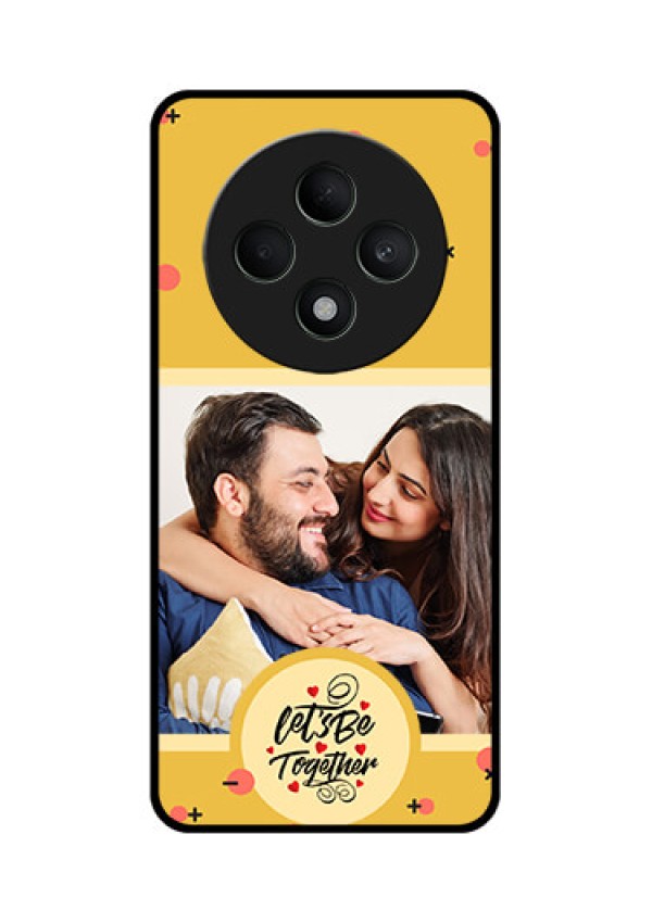 Oppo F27 5G Custom Glass Phone CaseLets Be Together Design