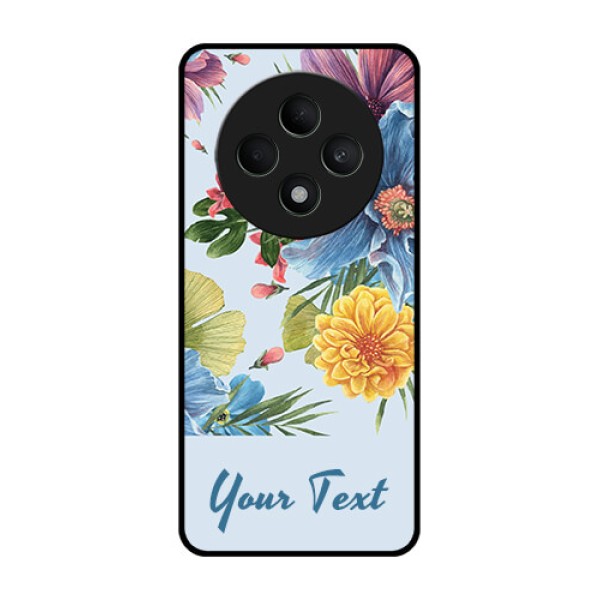 Oppo F27 5G Custom Glass Phone CaseStunning Watercolored Flowers Painting Design Oppo F27 5G Custom Glass Phone CaseStunning Watercolored Flowers Painting Design