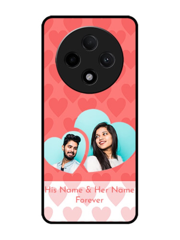 Custom Oppo F27 Pro Plus 5G Custom Glass Phone CaseCouple Pic Upload Design