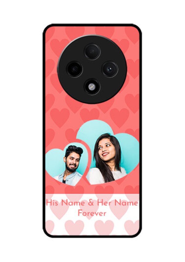 Oppo F27 Pro Plus 5G Custom Glass Phone CaseCouple Pic Upload Design