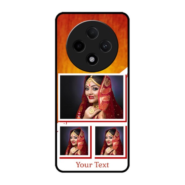 Oppo F27 Pro Plus 5G Custom Glass Phone CaseWedding Memories Design