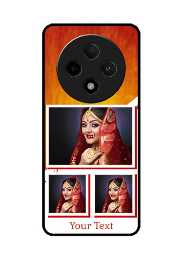 Oppo F27 Pro Plus 5G Custom Glass Phone CaseWedding Memories Design