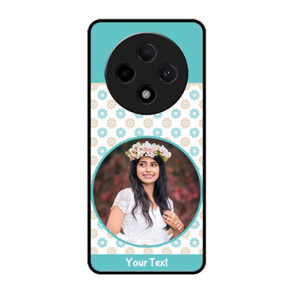 Oppo F27 Pro Plus 5G Custom Glass Phone CaseBeautiful Flowers Design