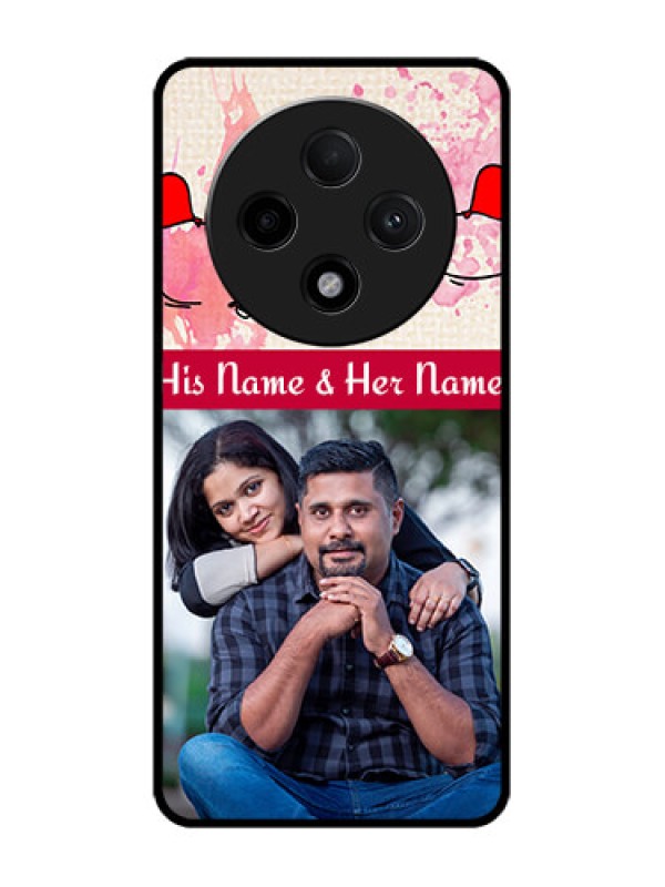 Custom Oppo F27 Pro Plus 5G Custom Glass Phone CaseYou And Me Case Design