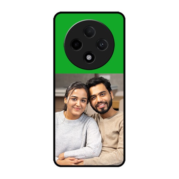 Oppo F27 Pro Plus 5G Custom Glass Phone CaseGreen Pattern Design