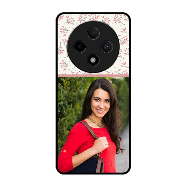 Oppo F27 Pro Plus 5G Custom Glass Phone CaseStunning Floral Design