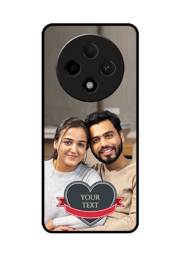 Oppo F27 Pro Plus 5G Custom Glass Phone CaseJust Married Couple Design