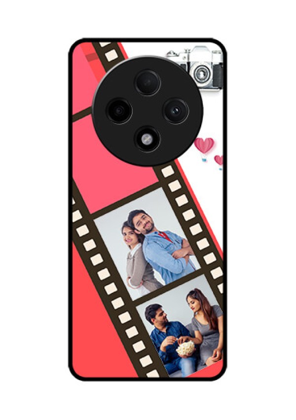 Oppo F27 Pro Plus 5G Custom Glass Phone Case3 Image Holder With Film Reel