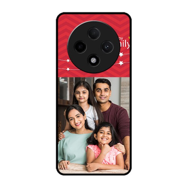 Oppo F27 Pro Plus 5G Custom Glass Phone CaseHappy Family Design