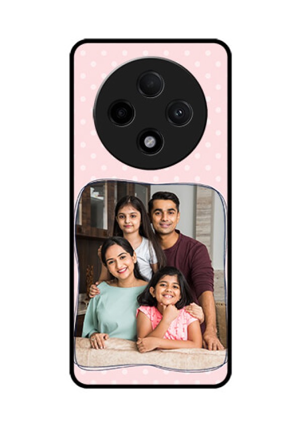 Oppo F27 Pro Plus 5G Custom Glass Phone CaseFamily With Dots Design