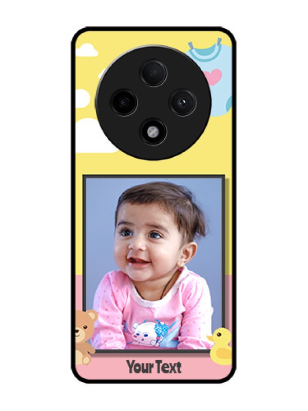 Custom Oppo F27 Pro Plus 5G Custom Glass Phone CaseKids 2 Color Design