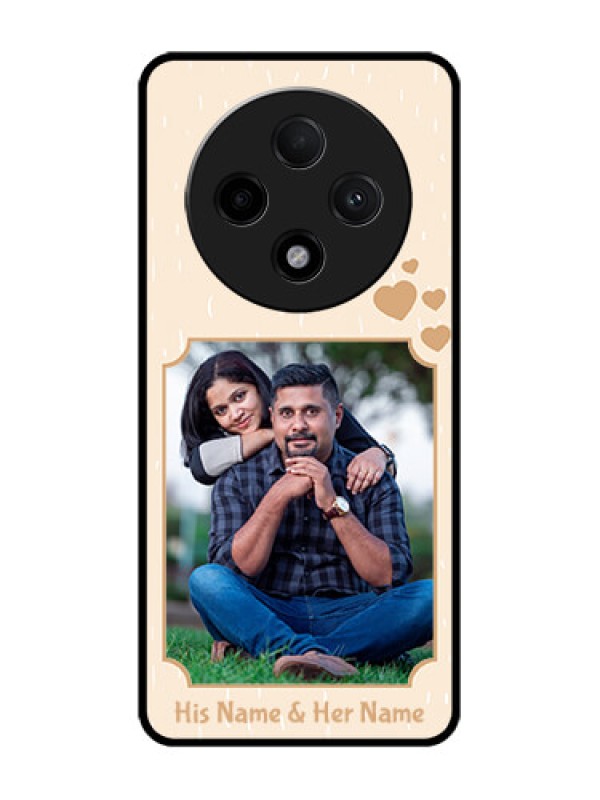 Custom Oppo F27 Pro Plus 5G Custom Glass Phone CaseWith Confetti Love Design