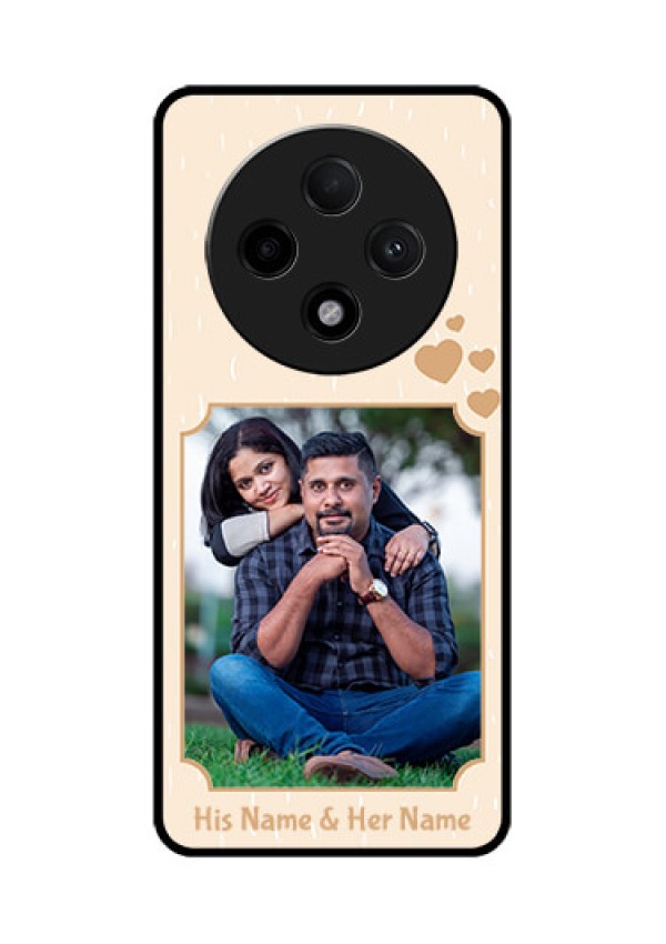 Oppo F27 Pro Plus 5G Custom Glass Phone CaseWith Confetti Love Design