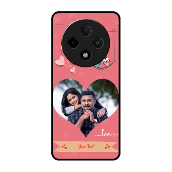 Oppo F27 Pro Plus 5G Custom Glass Phone CasePeach Color Love Design Oppo F27 Pro Plus 5G Custom Glass Phone CasePeach Color Love Design