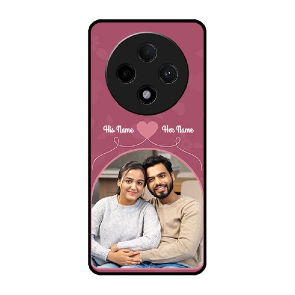 Oppo F27 Pro Plus 5G Custom Glass Phone CaseLove Floral Design