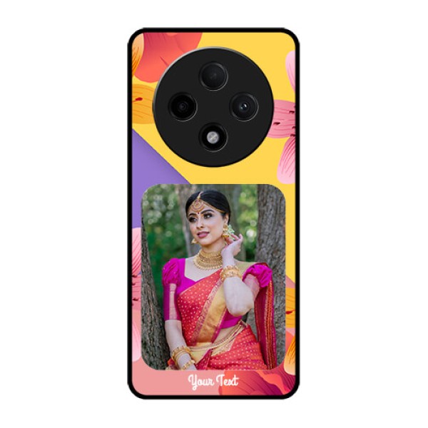 Oppo F27 Pro Plus 5G Custom Glass Phone Case3 Image With Vintage Floral Design Oppo F27 Pro Plus 5G Custom Glass Phone Case3 Image With Vintage Floral Design
