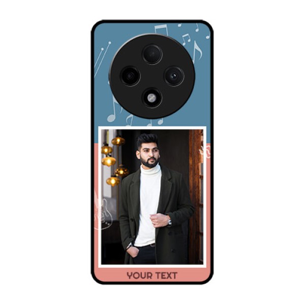 Oppo F27 Pro Plus 5G Custom Glass Phone CaseWith Color Musical Note Design