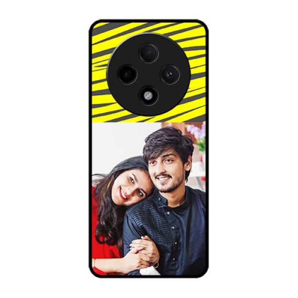 Oppo F27 Pro Plus 5G Custom Glass Phone CaseYellow Abstract Design Oppo F27 Pro Plus 5G Custom Glass Phone CaseYellow Abstract Design