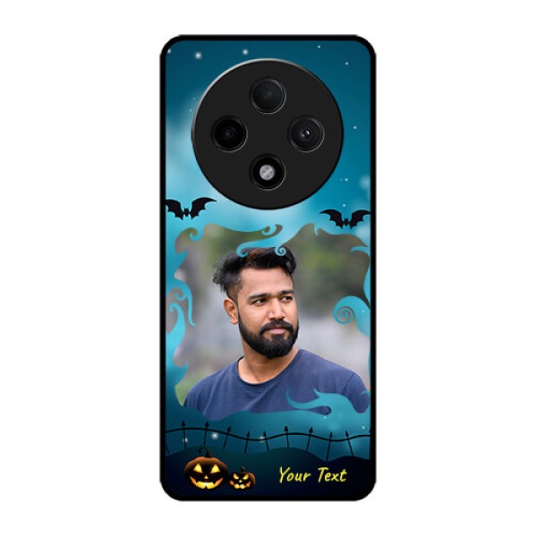 Oppo F27 Pro Plus 5G Custom Glass Phone CaseHalloween Frame Design