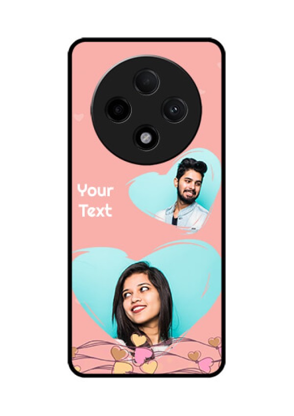 Oppo F27 Pro Plus 5G Custom Glass Phone CaseLove Doodle Design