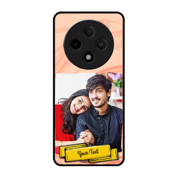 Oppo F27 Pro Plus 5G Custom Glass Phone CaseMarble Texture Design