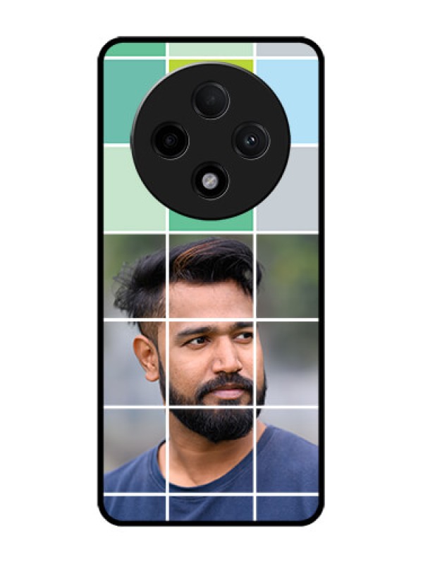 Custom Oppo F27 Pro Plus 5G Custom Glass Phone CaseWith White Box Pattern